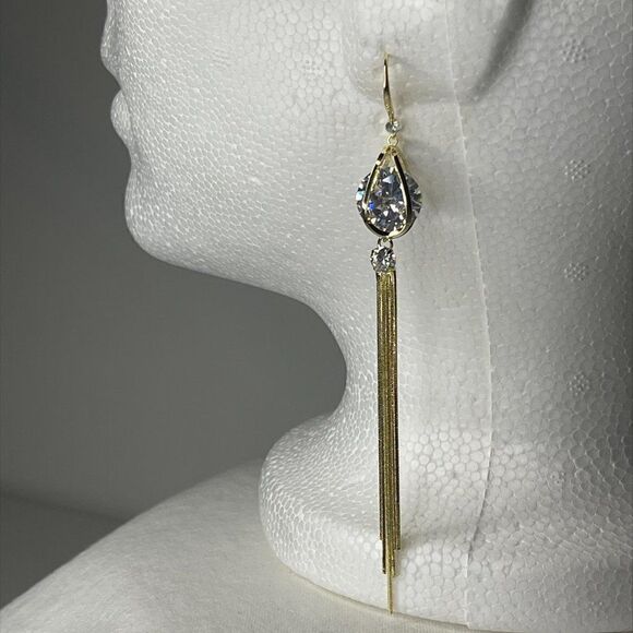 New, no tags, hard acrylic clamshell, clutch purse, mirror gold, fully lined - Picture 15 of 16